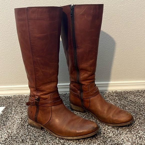 Frye Leather Riding Boot - Picture 1 of 3